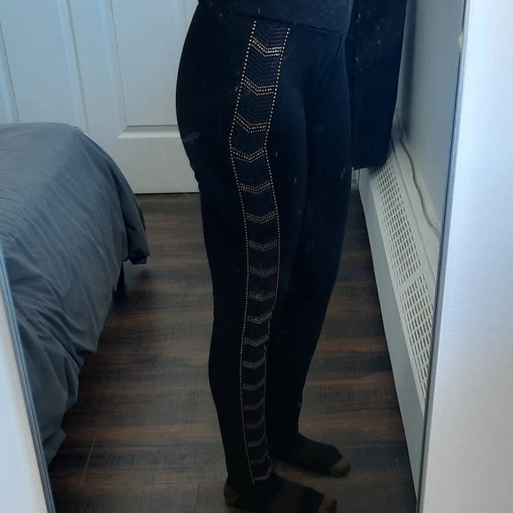 Ponte leggings with studded side detail - Picture 6 of 6